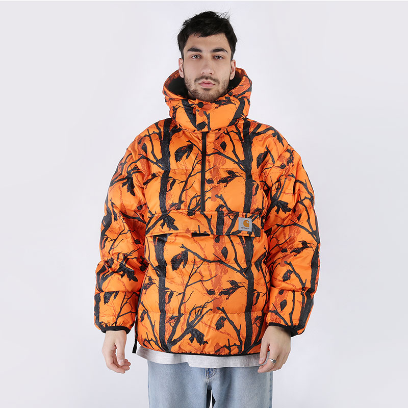 мужская оранжевая куртка Carhartt WIP Jones Pullover I026810 - цена, описание, фото 1